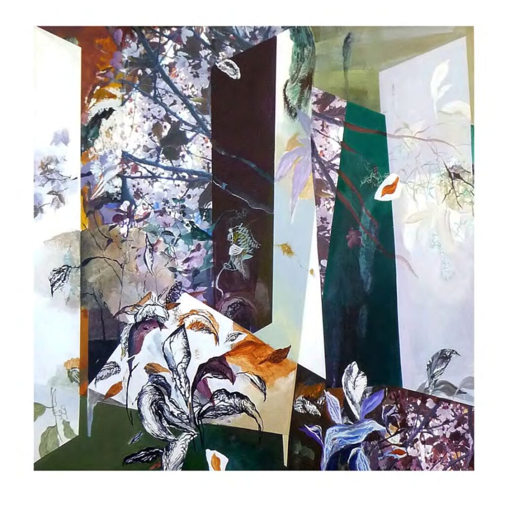 JARDINES DE MI MEMORIA2011. 200 x 200 cm (Mixta/lienzo)