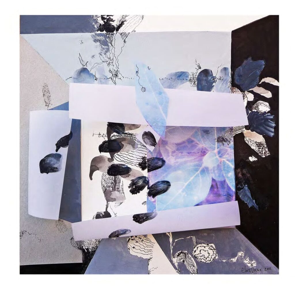 PAISAJE AZUL2011. 56 x 56 x 11 cm