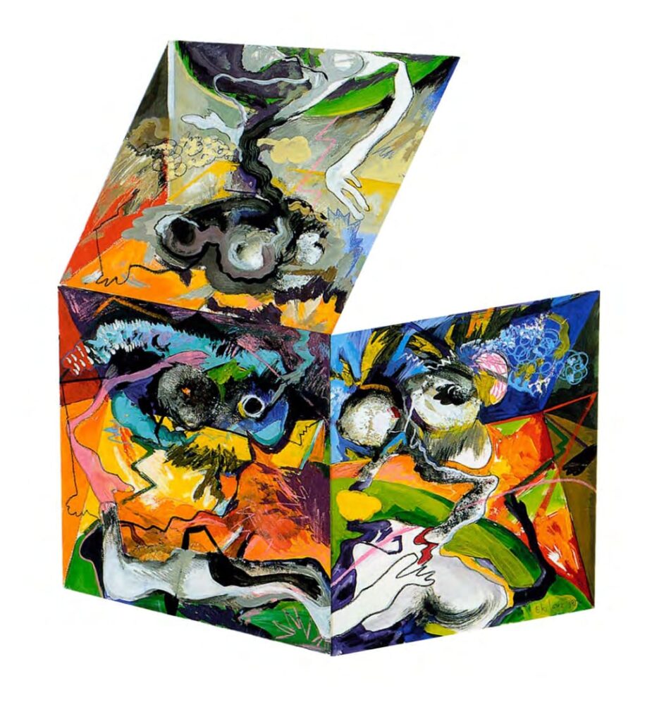 POLÍPTICO II1987. 115 x 100 cm (Mixta/cartón)