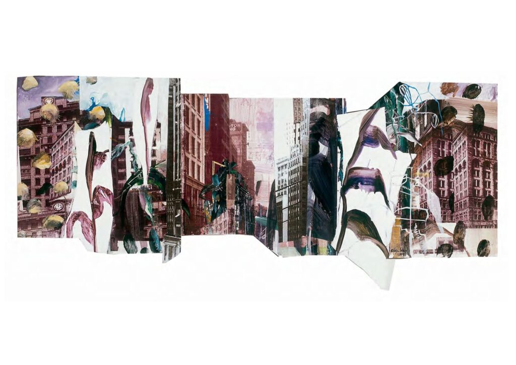 TULES Y ROSAS2004. 80 x  166 cm (Mixta/madera)